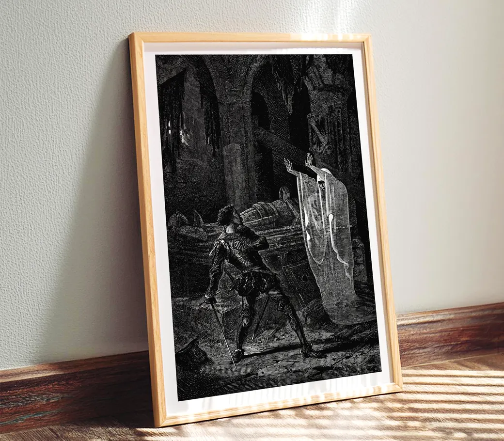 Affiche – Les Spectres (Ghost and Knight) (d'après Amédée Guillemin, 1868) – Image 3