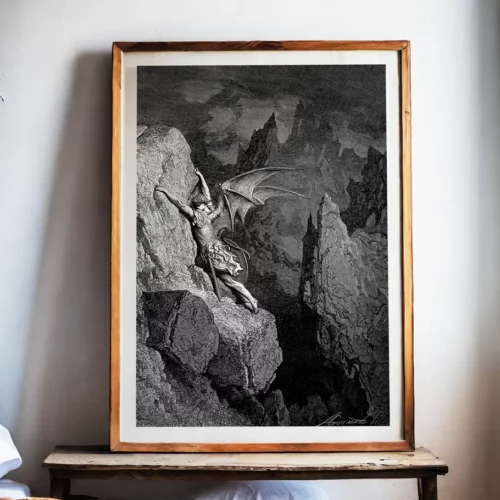 Affiche – La Chute de Lucifer (Gustave Doré, 1866)