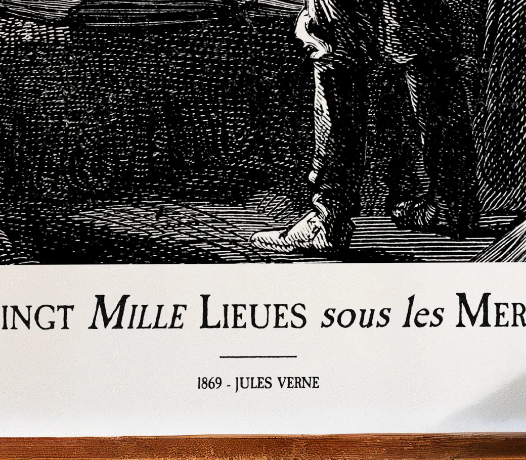 Affiche – Jules Verne : Vingt Mille Lieues sous les Mers (1869) – Image 3