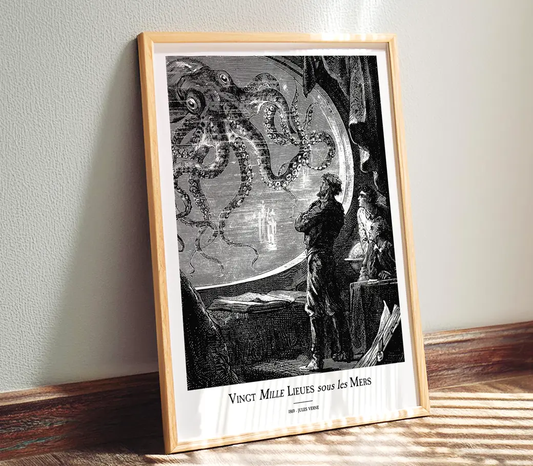 Affiche – Jules Verne : Vingt Mille Lieues sous les Mers (1869) – Image 5