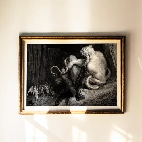 Affiche – Minos, juge des Enfers (Gustave Dore, 1861)