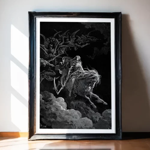 Affiche – Le Cavalier de l’Apocalypse (Gustave Doré, 1866)
