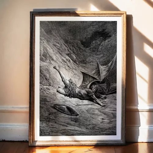 Affiche – Satan précipité dans l’abîme (Gustave Doré 1866)