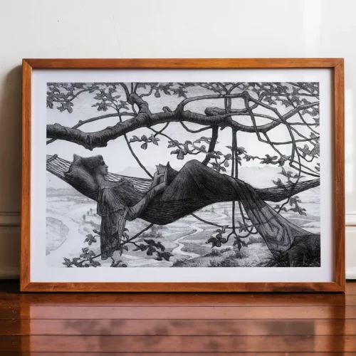 Affiche – Tyra Kleen : Repos (vers 1900)